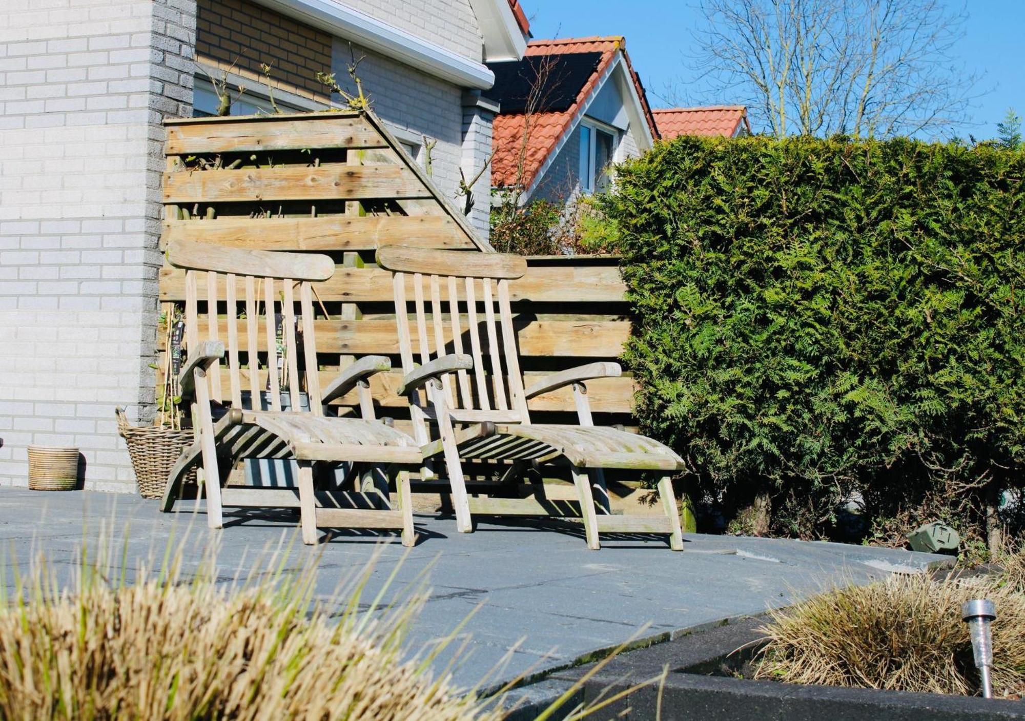 Prachtige Vakantievilla Aan Ijsselmeer Makkum Exterior foto
